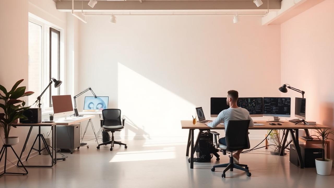 Swayam Sruja studio workspace